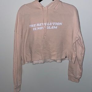 100% Cotton Cropped Hoodie